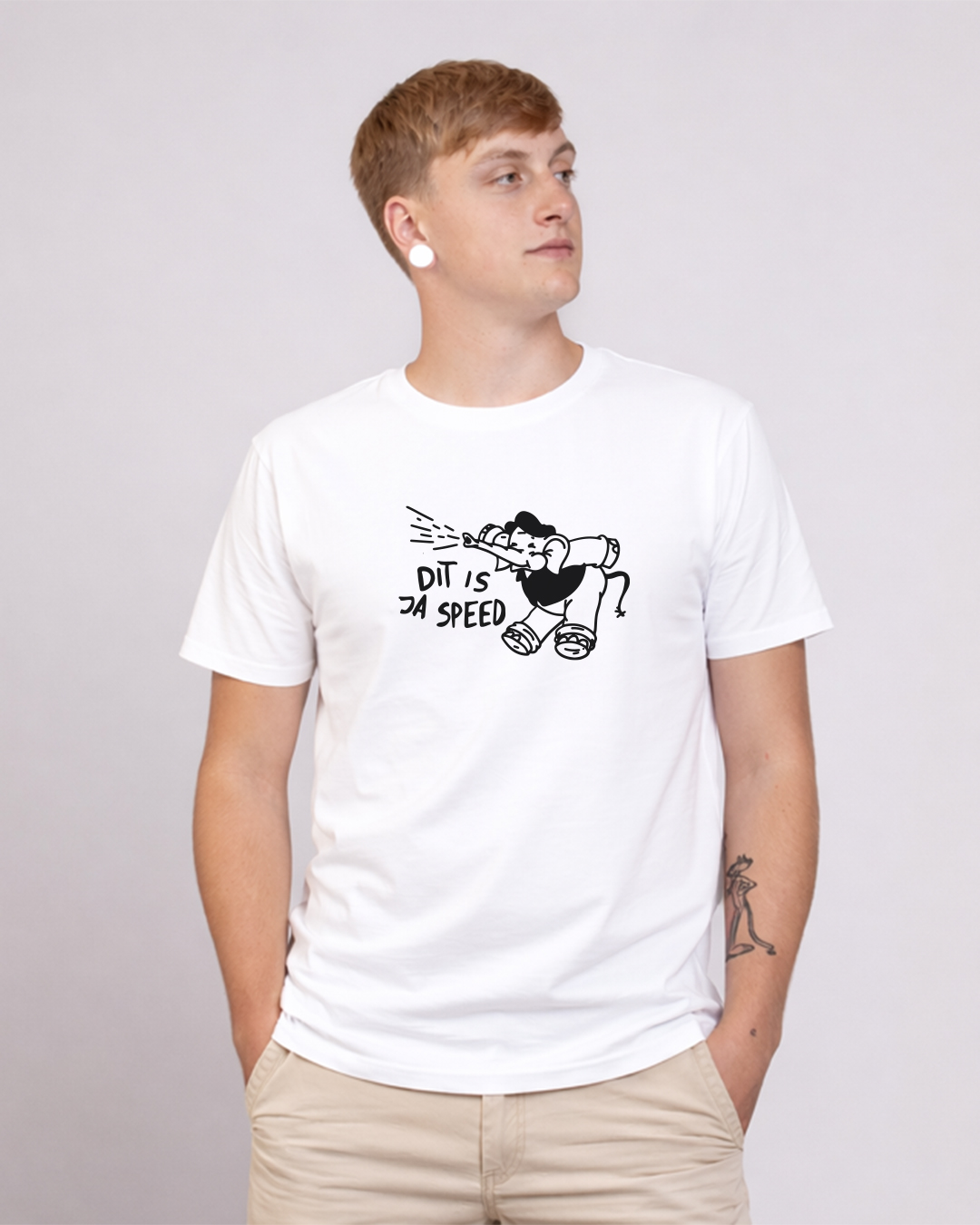 Speed - Herren Ringspun Shirt - Junkie Tattoos