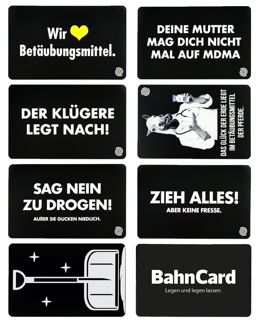 8er Set Ballerkarten von GeileTeile™