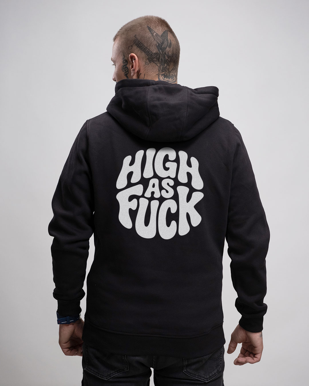 High as fuck - Unisex Basic Hoodie High as fuck - Unisex Basic Hoodie