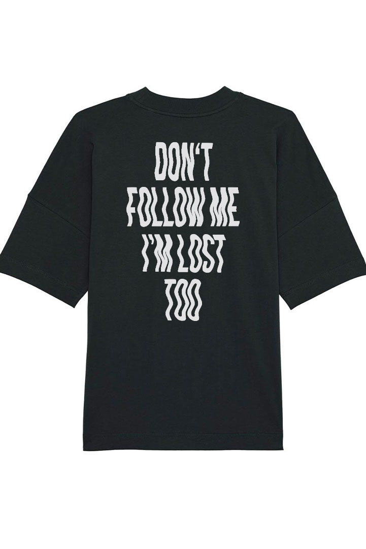 140DCHYhycCmU7r5 Follow me Scan Unisex Premium Oversize T-Shirt