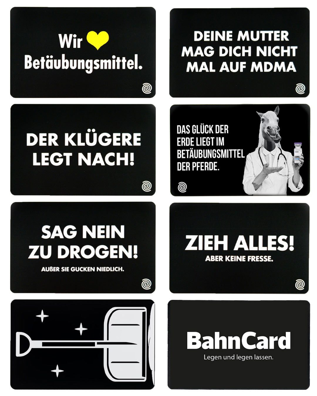 8er Set Ballerkarten von GeileTeile™