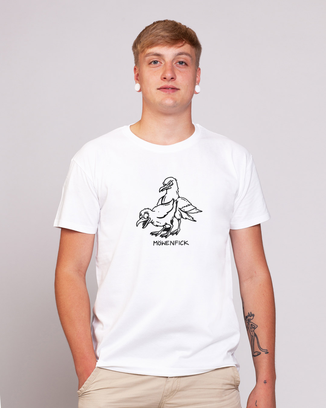Möwen - Herren Ringspun Shirt - Junkie Tattoos