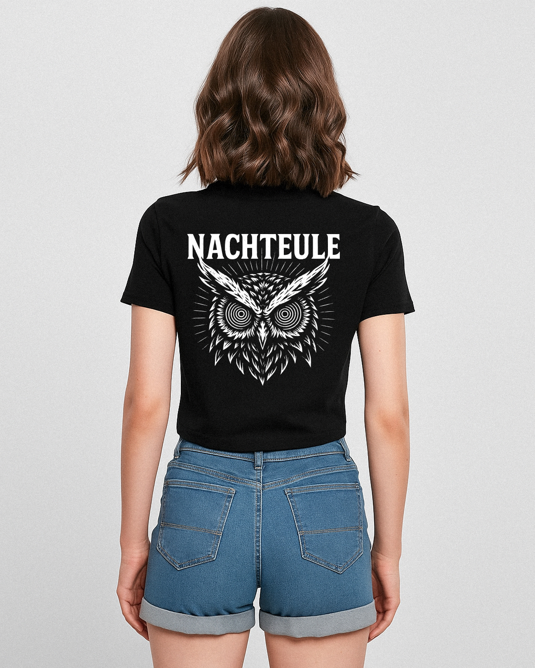 Nachteule - Cropped Tee