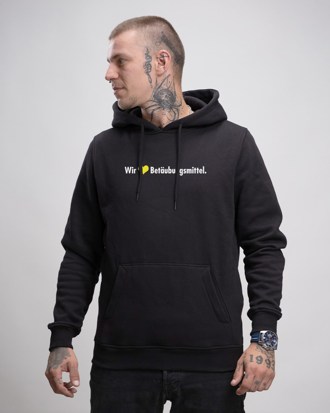 wirlieben_Basic_hoody_front_B Wir lieben Betäubungsmittel - Heavy Hoodie Boys - Karl Linienfeld