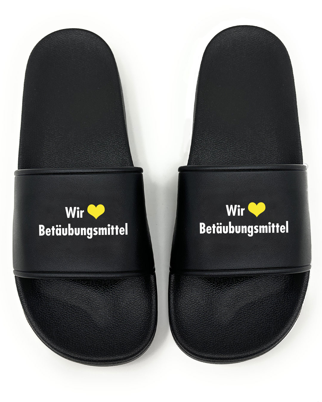 Wir lieben Betäubungsmittel Badelatschen