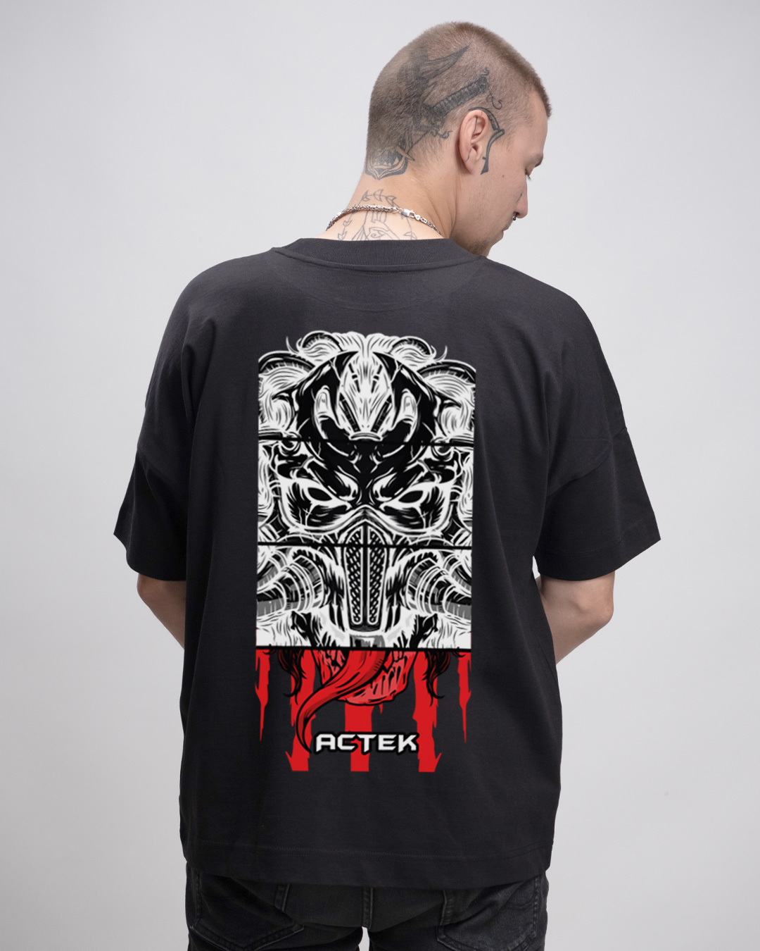actek_boys_oversized_shirt_back ACTEK 2023 - Premium Oversize T-Shirt - Unisex