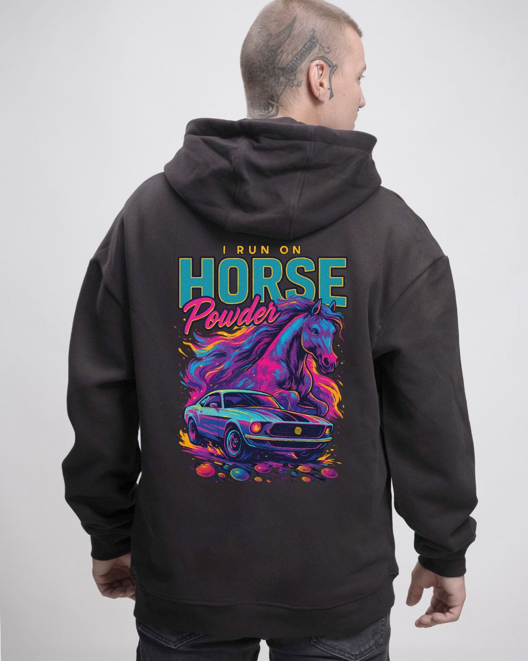 Horse Powder - UNISEX Oversized Hoodie Horse Powder - UNISEX Oversized Hoodie