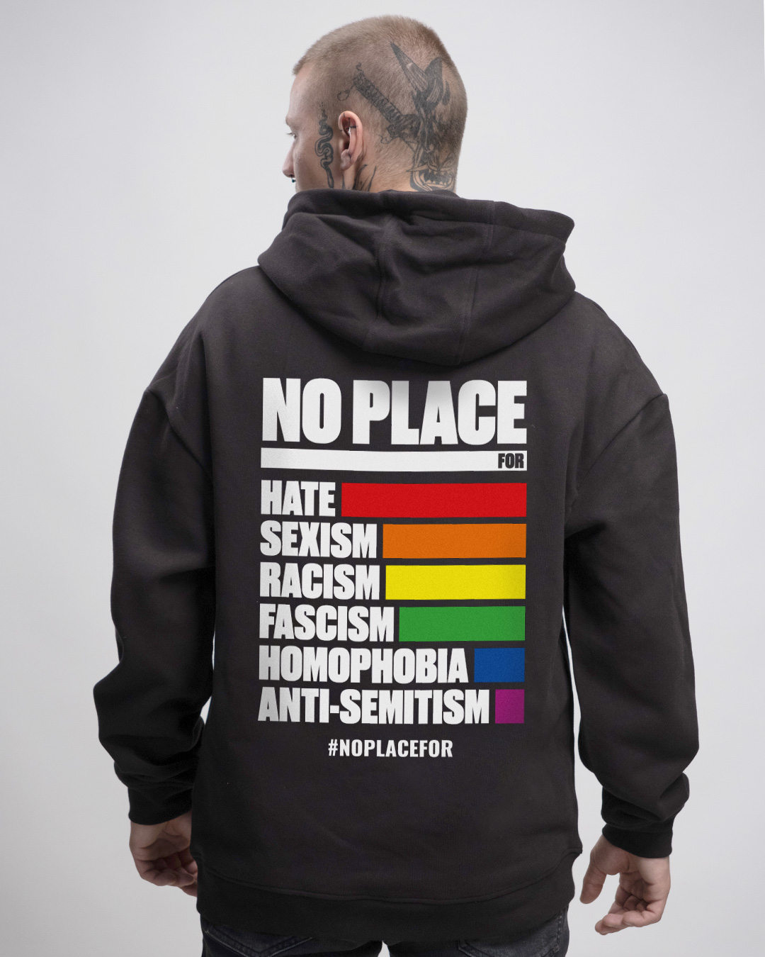 No Place for - Oversized Hoodie Unisex - Cassiopeia