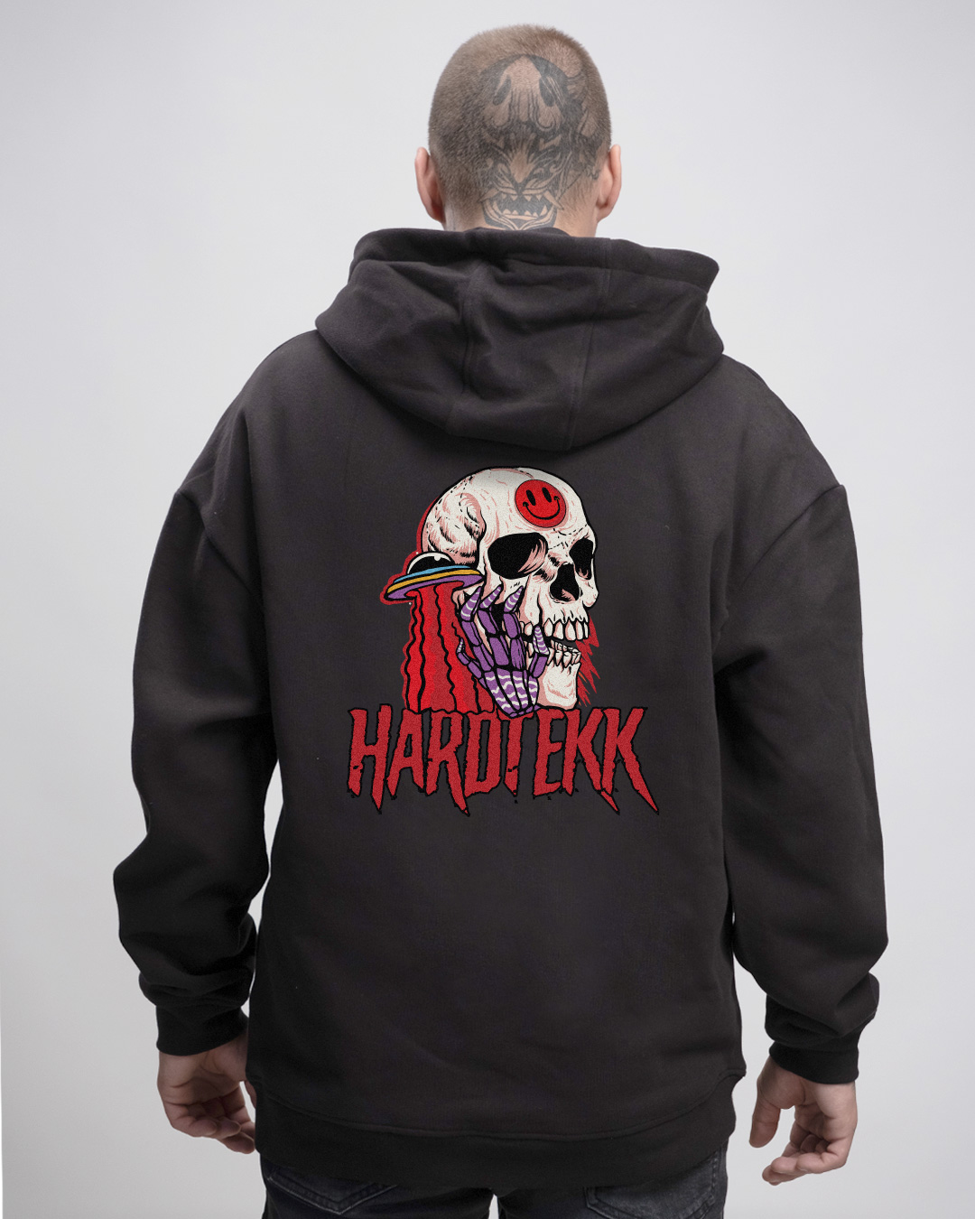 hardtekk_skull_Boys_oversized_hoody-back