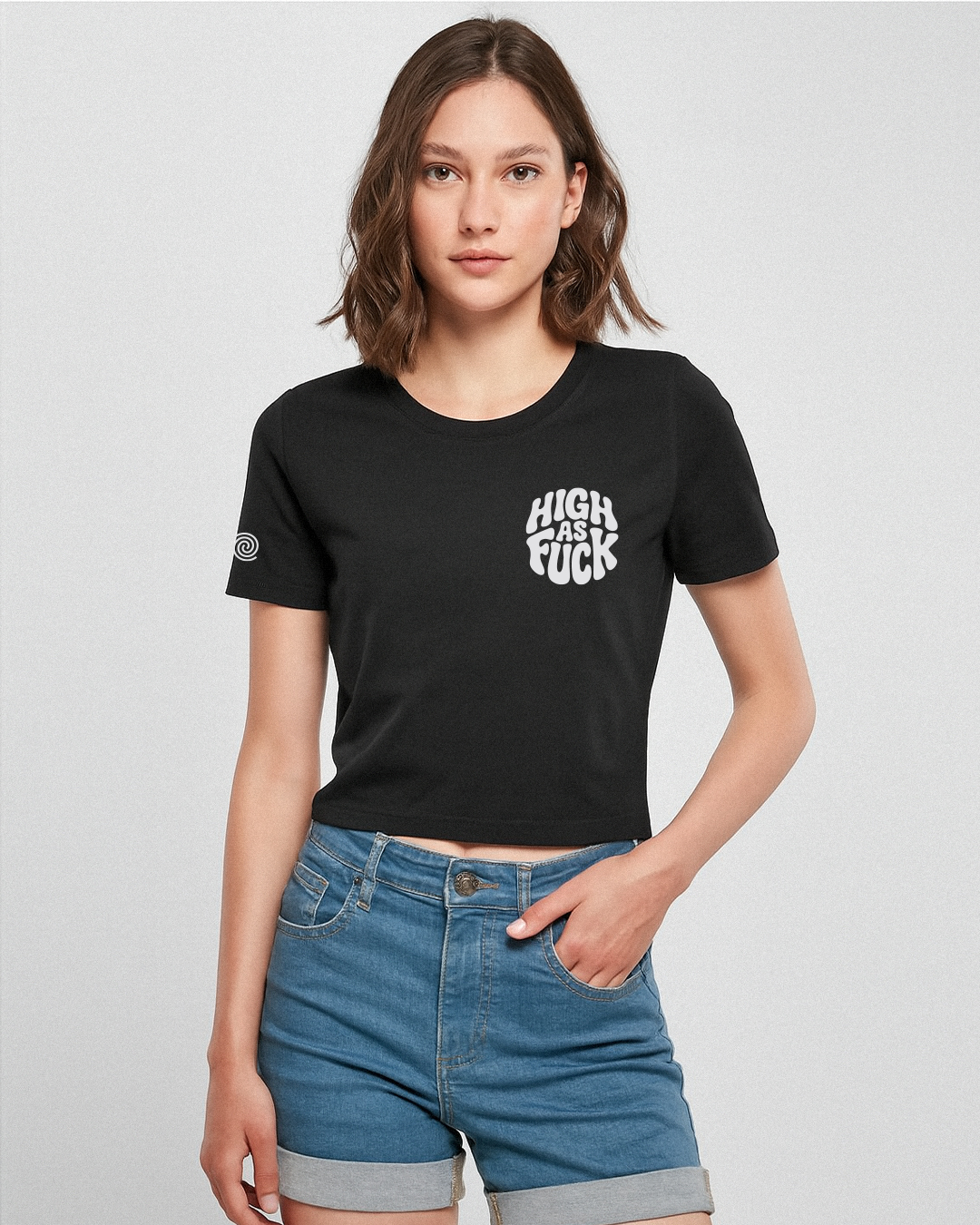 High as Fuck - Cropped Tee