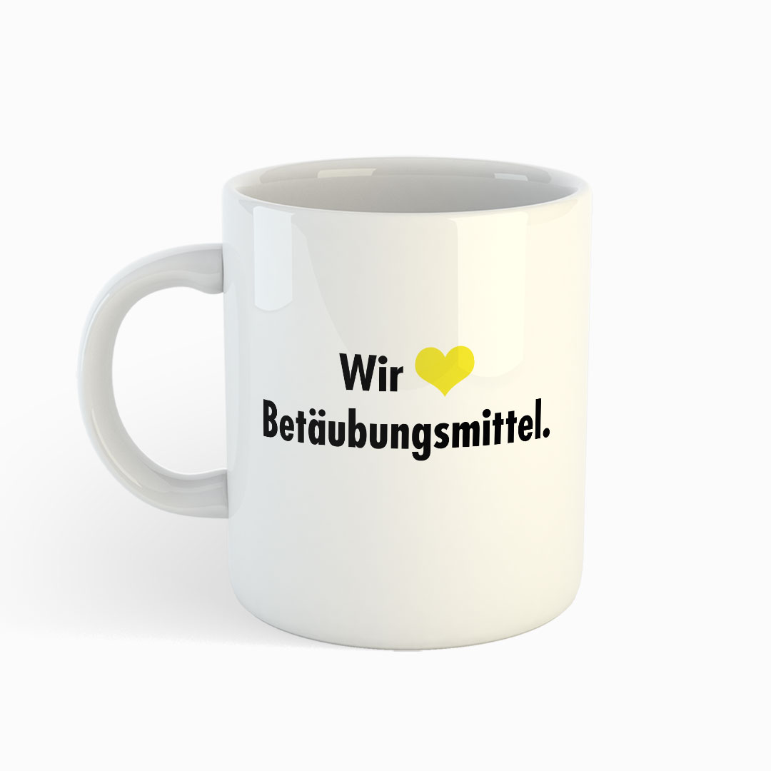 Wir lieben - Weiße Tasse