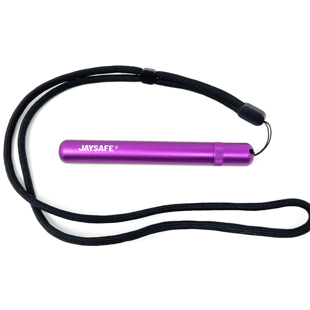 JAYSAFE® - Metal Joint Case mit Trageband, Rose Onyx