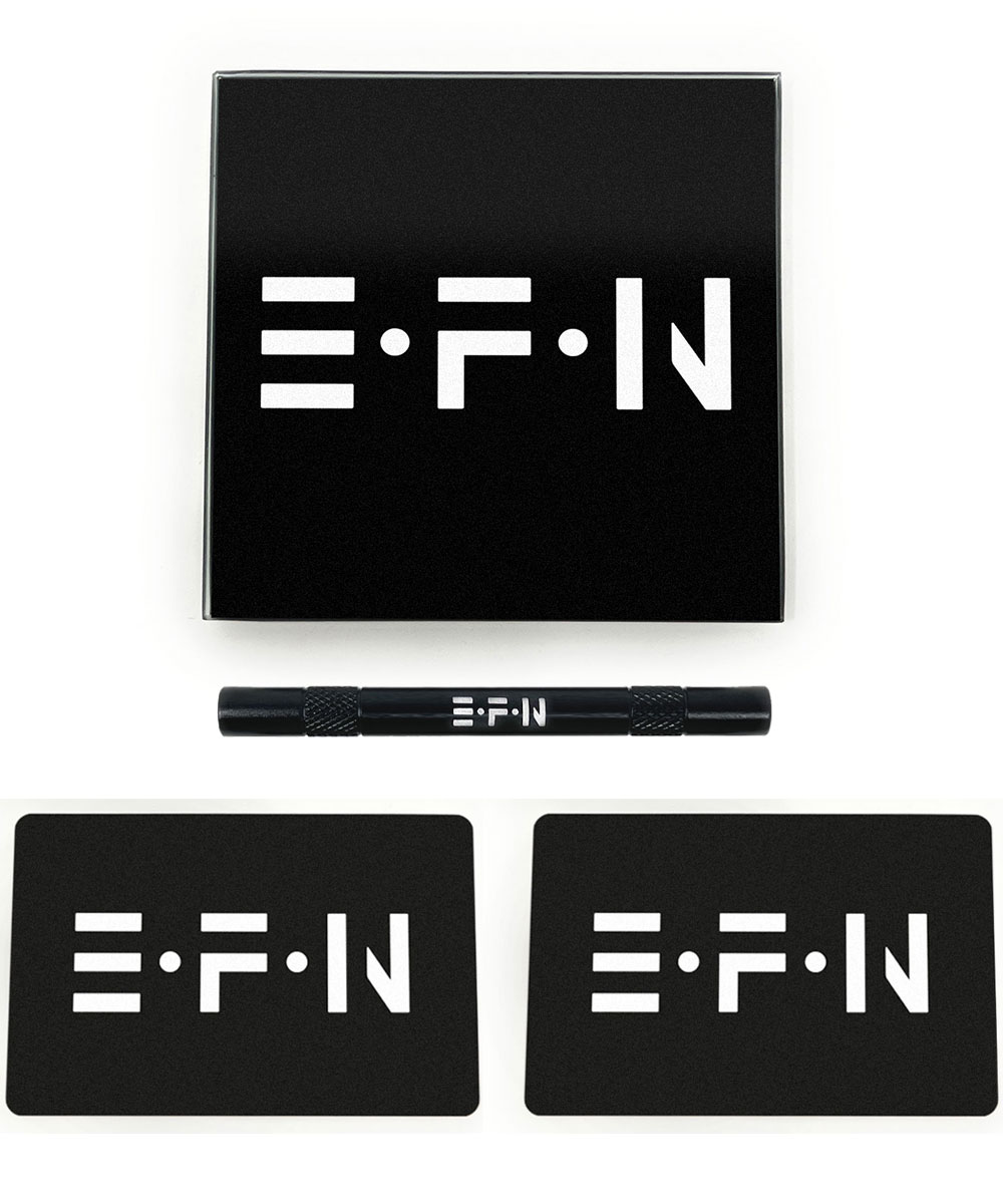 10cm EFN - 10x10 Echtglas Brettchen mit Röhrchen & Karten, robust, kratzfest