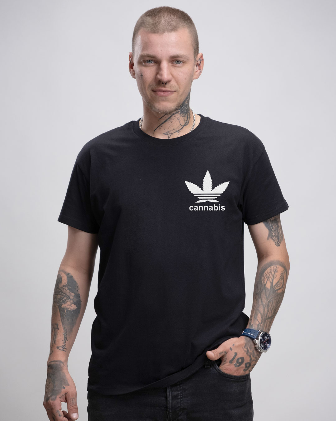 Cannabis - Herren Basic T-Shirt