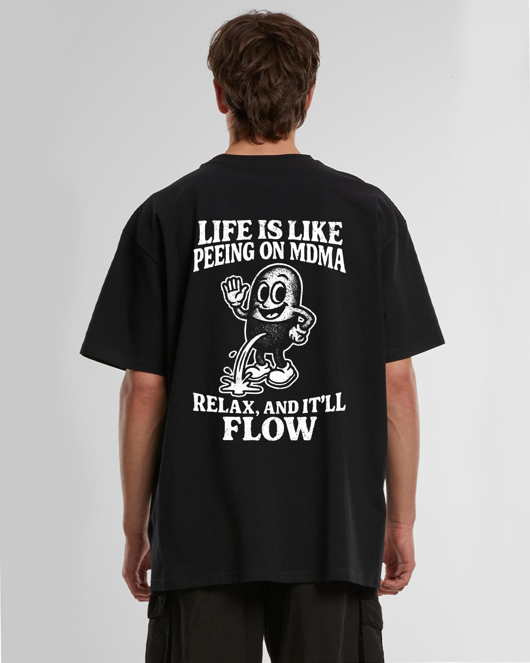 PEEING ON MDMA - Oversize T-Shirt UNISEX PEEING ON MDMA - Oversize T-Shirt UNISEX