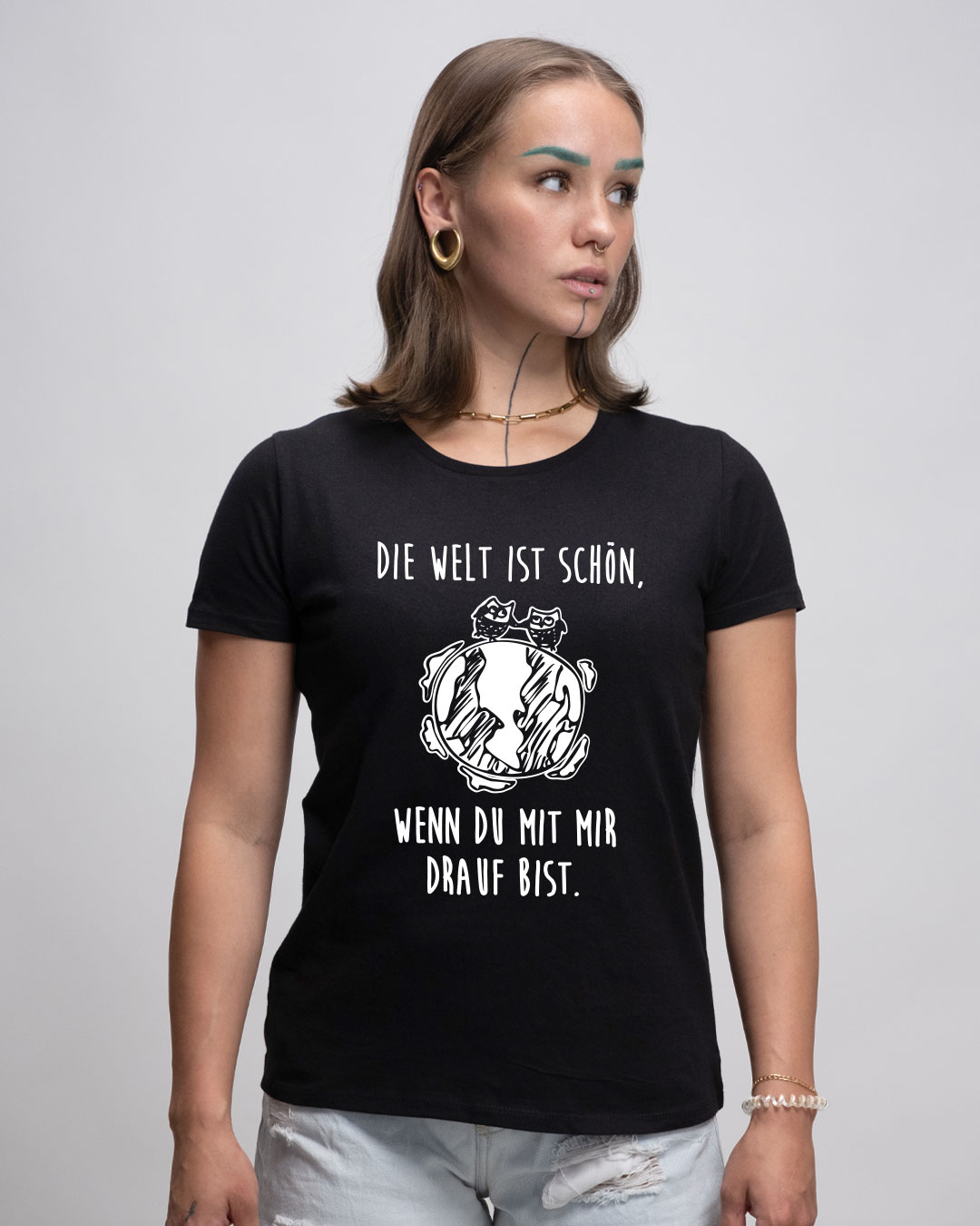 Die Welt ist schön - Basic Shirt Girls
