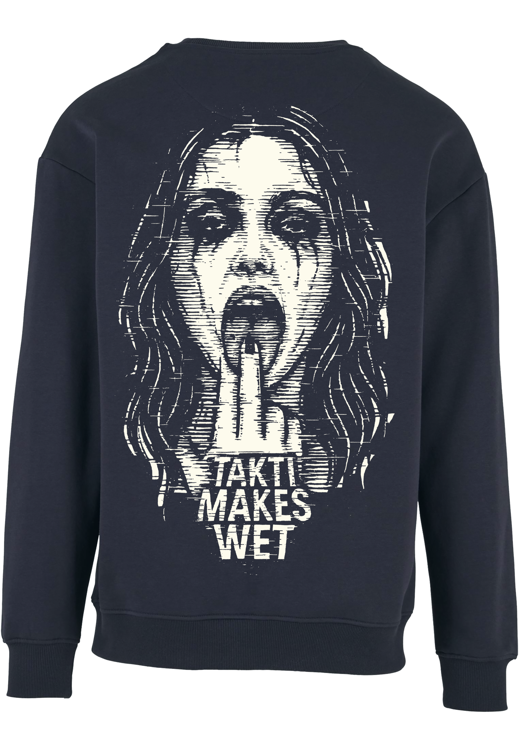 TAKTSTÖRER - Sweatshirt "TAKTI makes wet" [dark blue]