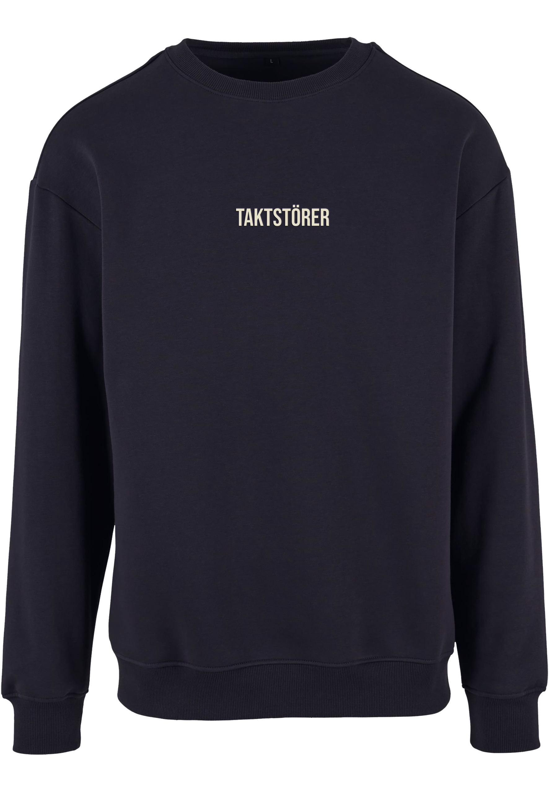TAKTSTÖRER - Sweatshirt "SIGN" [dark blue]
