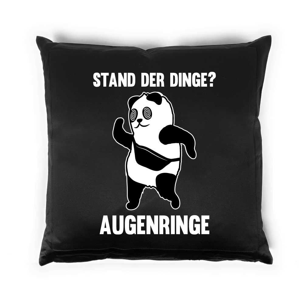 Stand der Dinge - Kissen schwarz
