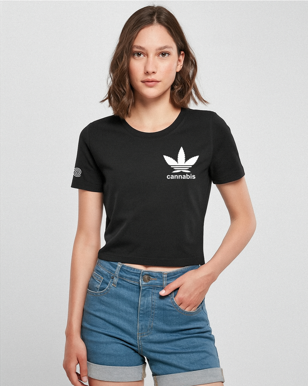 Cannabis - Cropped Tee