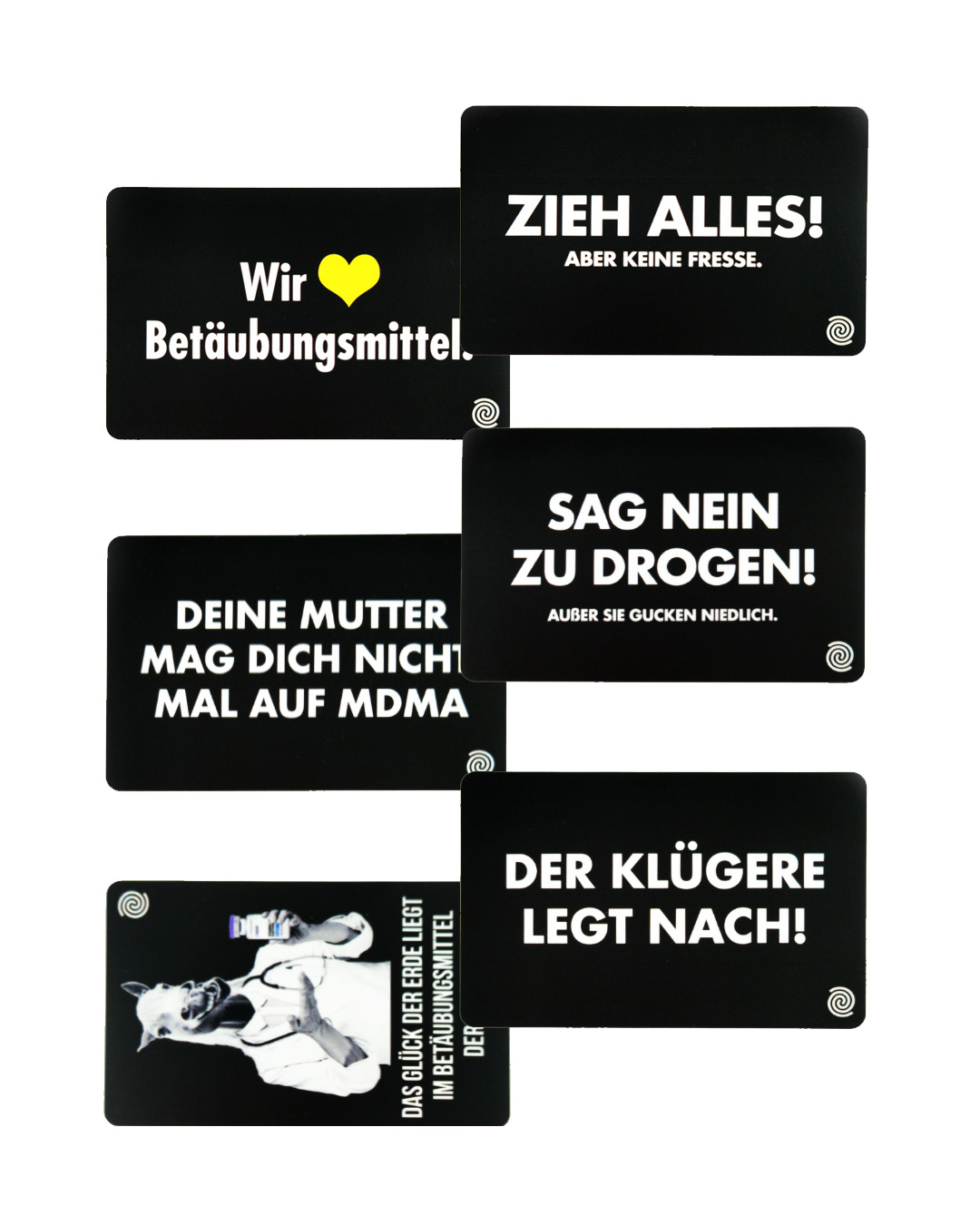 6er Set Ballerkarten von GeileTeile™