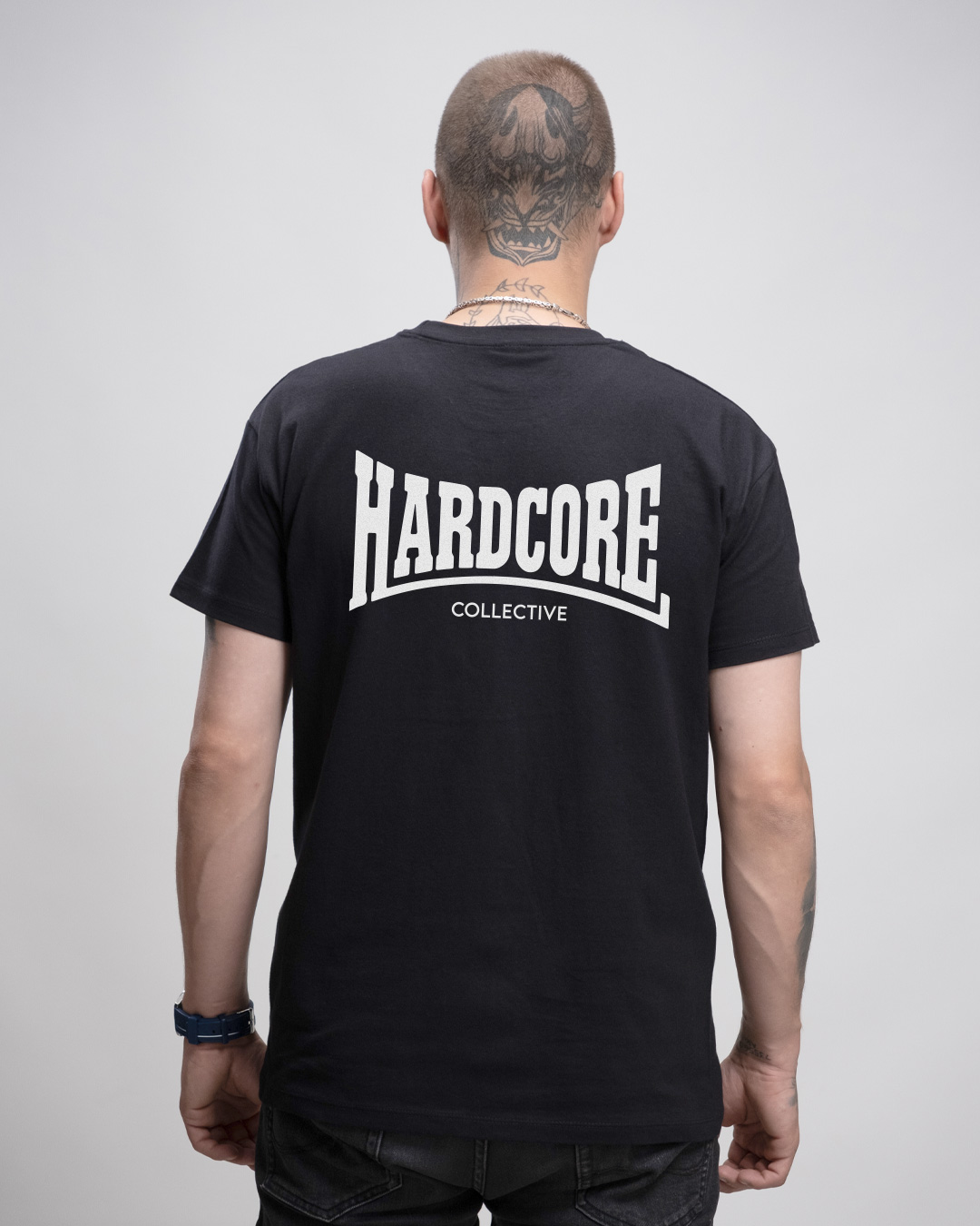 hardcore_herrenshirt_back Hardcore Collective - Herren Basic T-Shirt Basic - MRY
