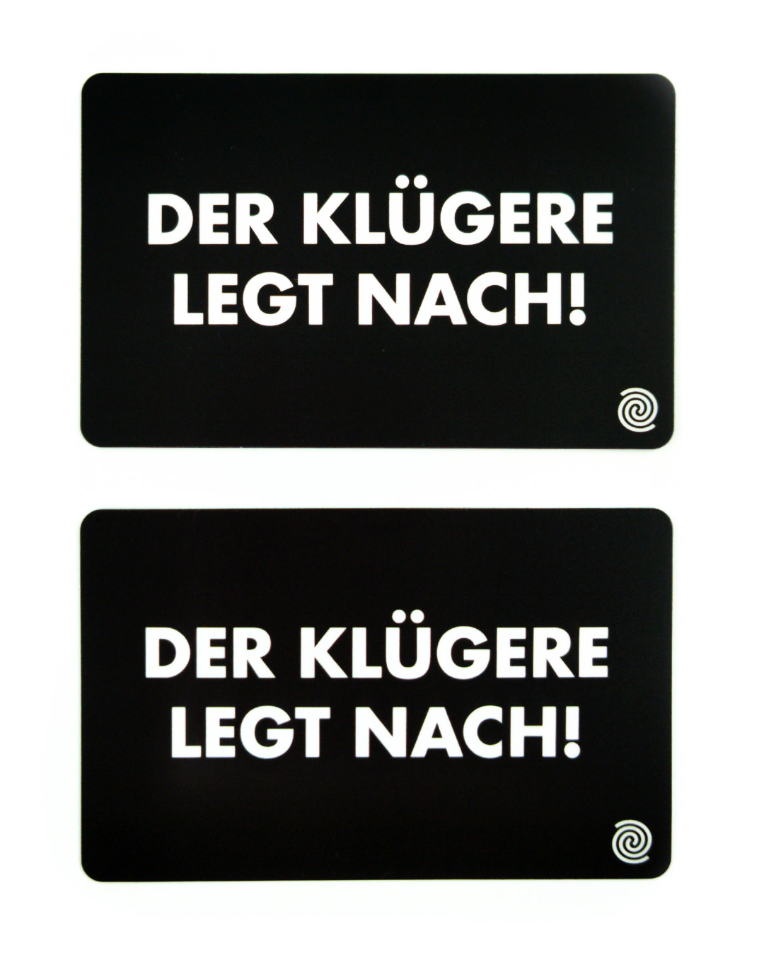 Der Klügere - Ballerkarte von GeileTeile™