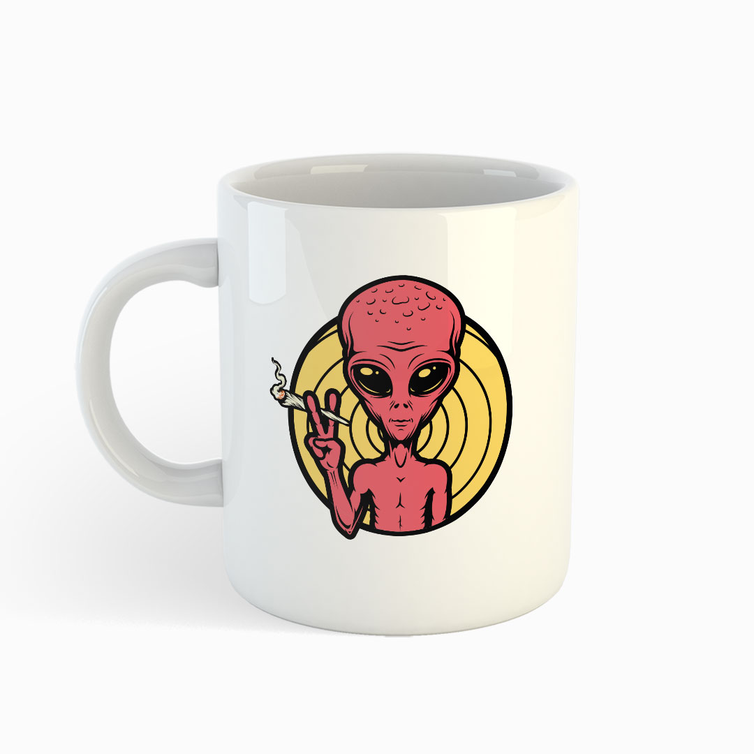 Alien - Weiße Tasse