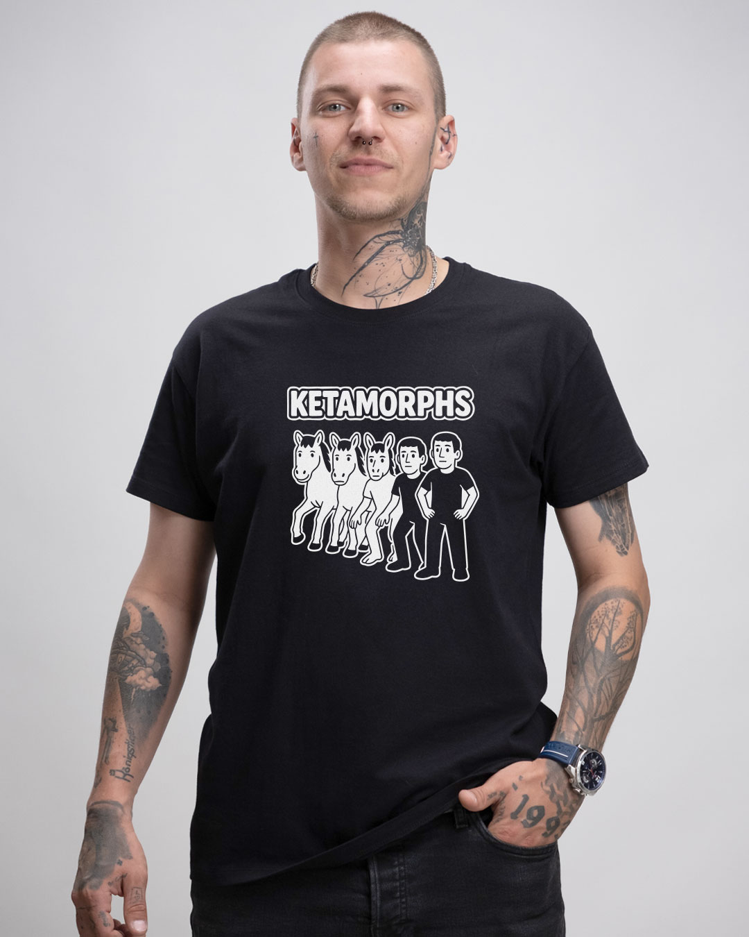 KETAMORPHS - Herren Basic T-Shirt