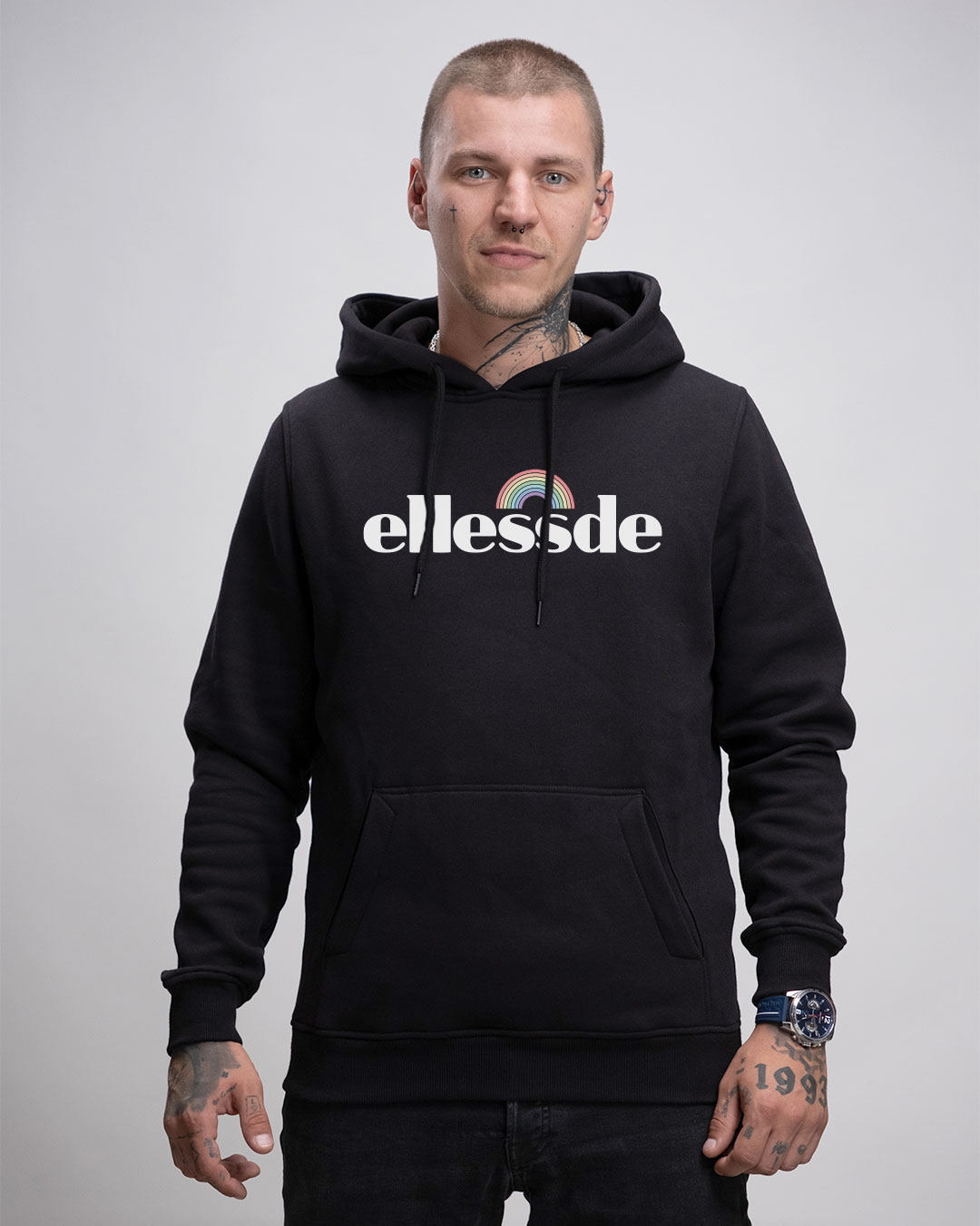 ellessde_Boys_Basic_front Ellessde Heavy Hoodie Boys