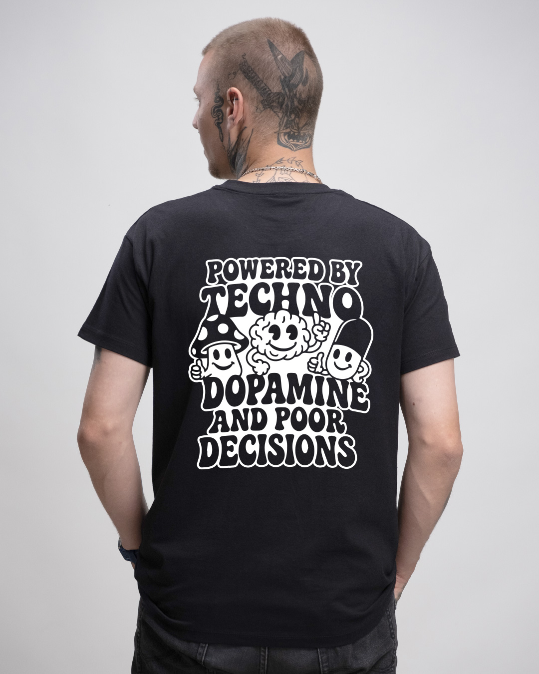 POWERED BY TECHNO - Herren Basic T-Shirt POWERED BY TECHNO - Herren Basic T-Shirt