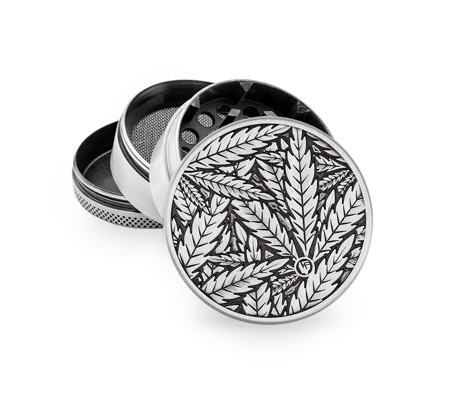 Grinder50mm_Silver_Leaves33_MG50-130