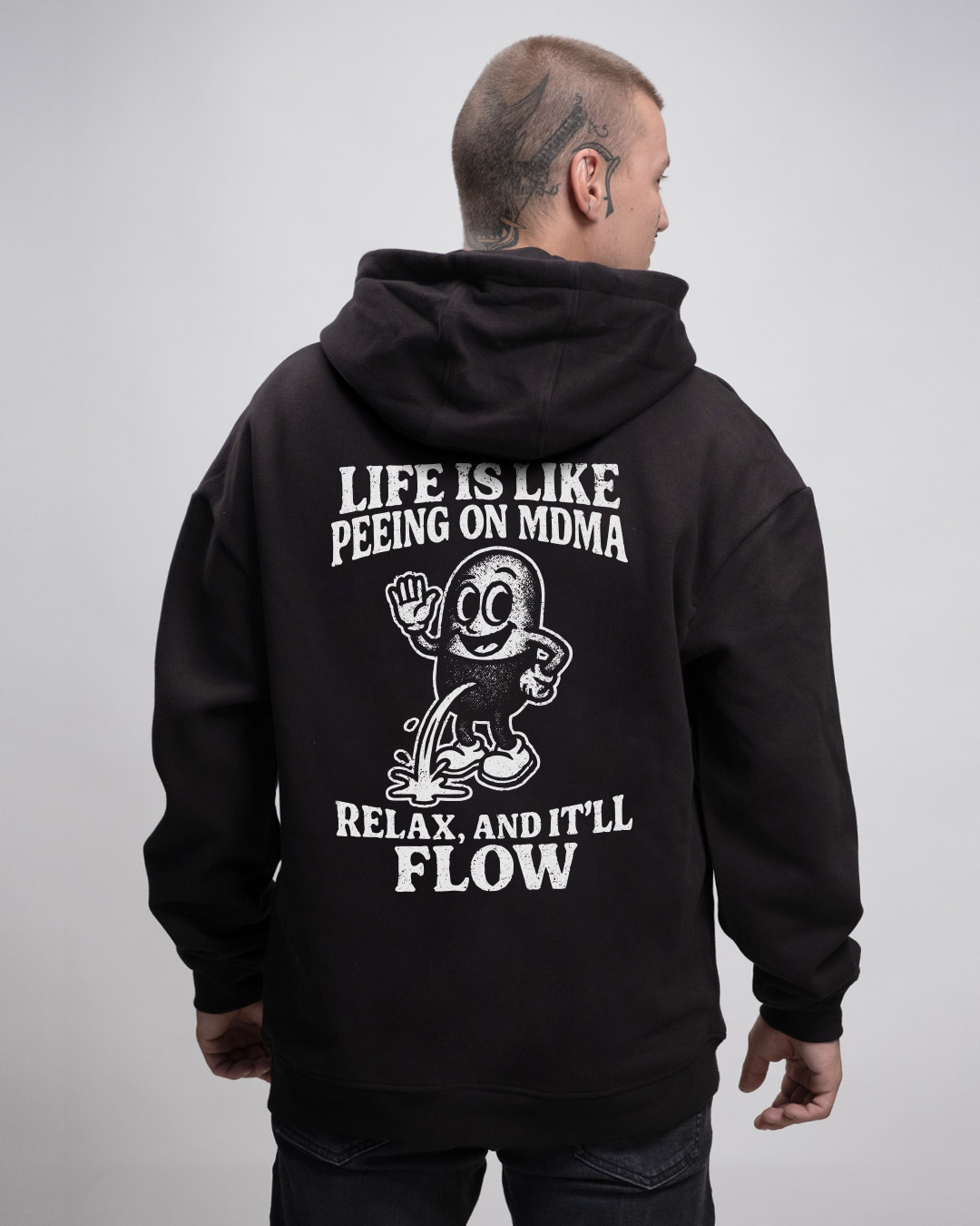Life is like -  UNISEX Oversized Hoodie Life is like -  UNISEX Oversized Hoodie