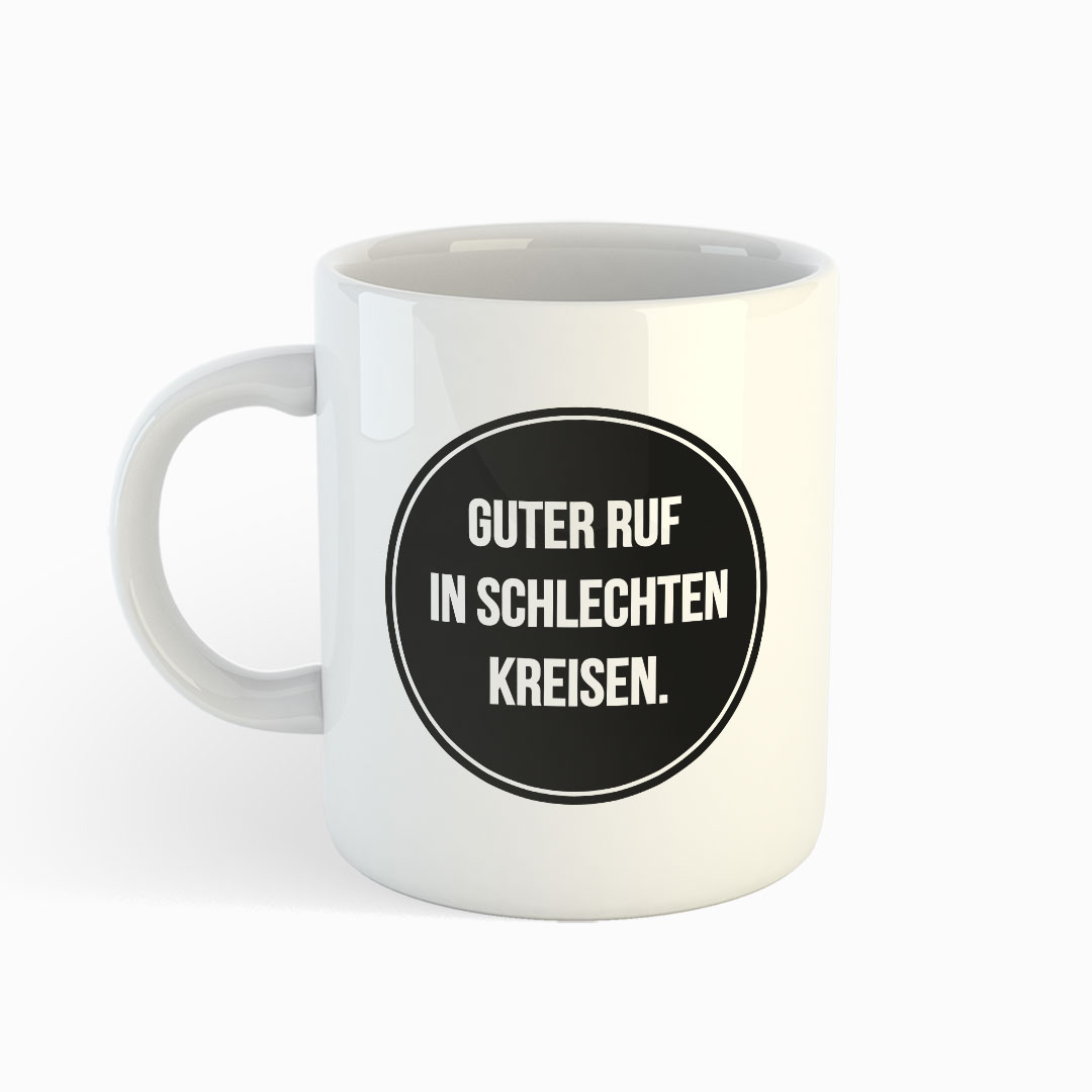 Guter Ruf - Weiße Tasse
