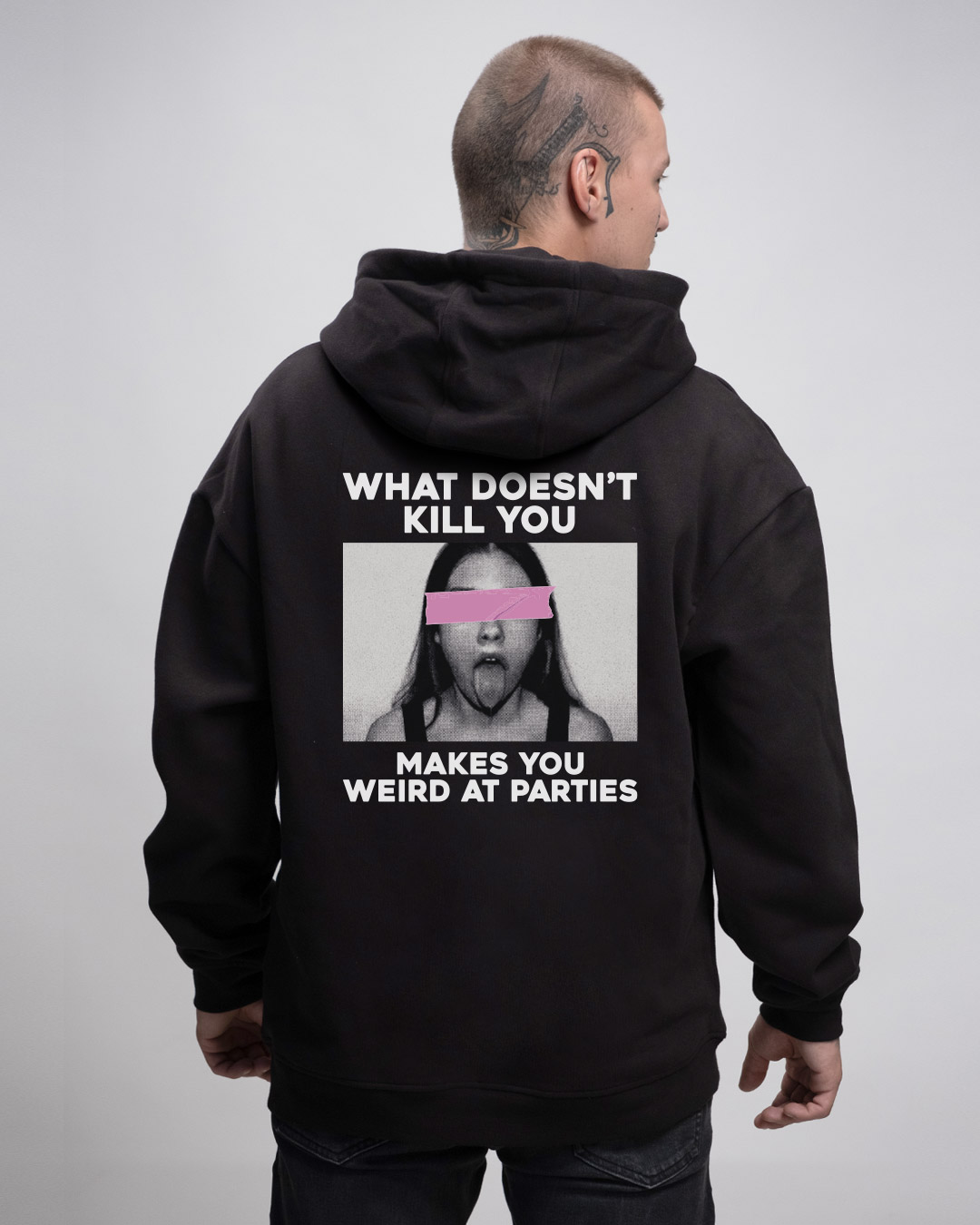 WEIRD AT PARTYS -  UNISEX Oversized Hoodie WEIRD AT PARTYS -  UNISEX Oversized Hoodie