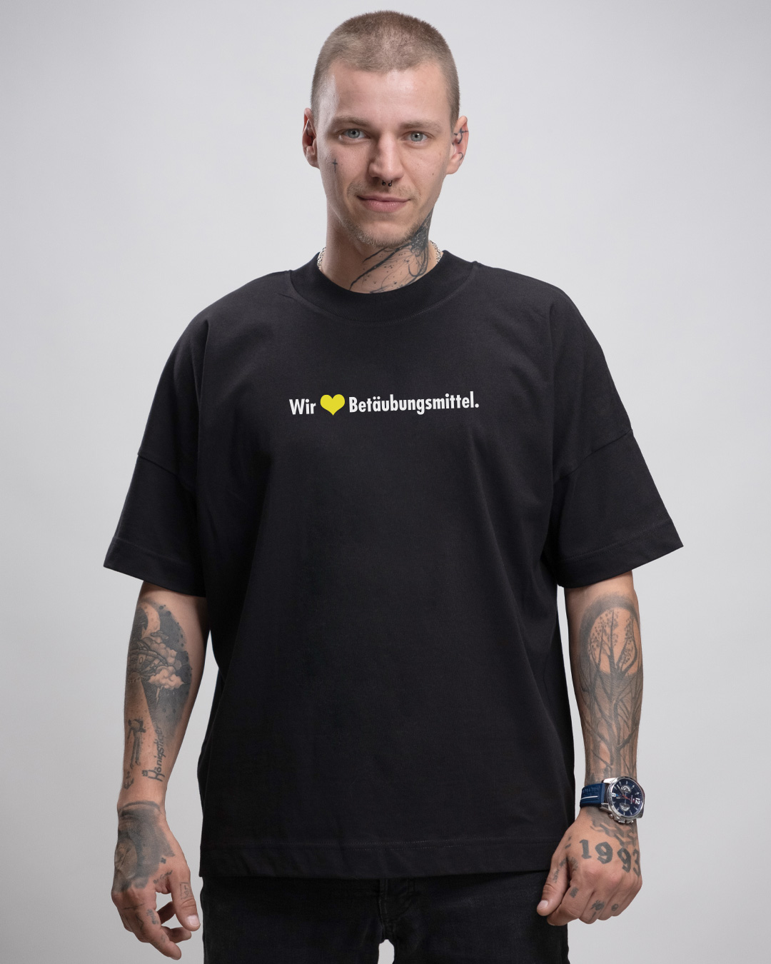 Wir lieben Betäubungsmittel - Premium Oversize T-Shirt