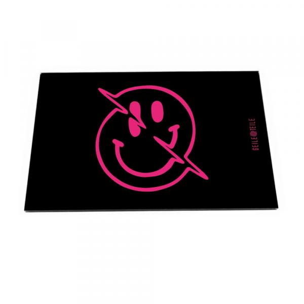 Pink Smiley Acrylplatte von Geile Teile