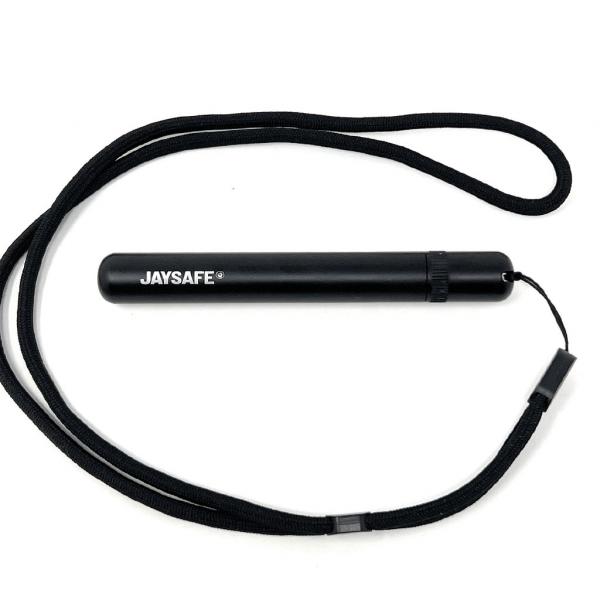 JAYSAFE® - Metal Joint Case mit Trageband, Black