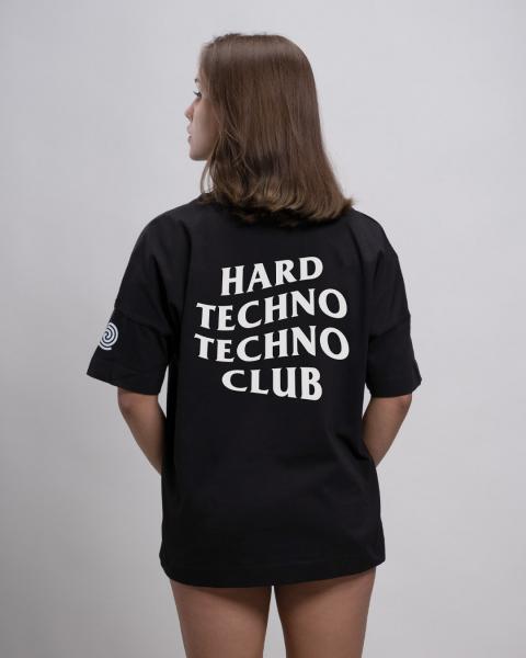Hardtechno Club - Premium Oversize T-Shirt Girls - MRY