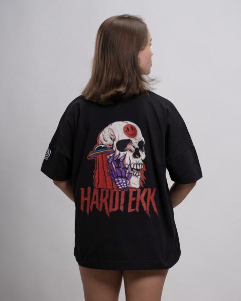 Hardtekk Skull - Premium Oversize T-Shirt Girls