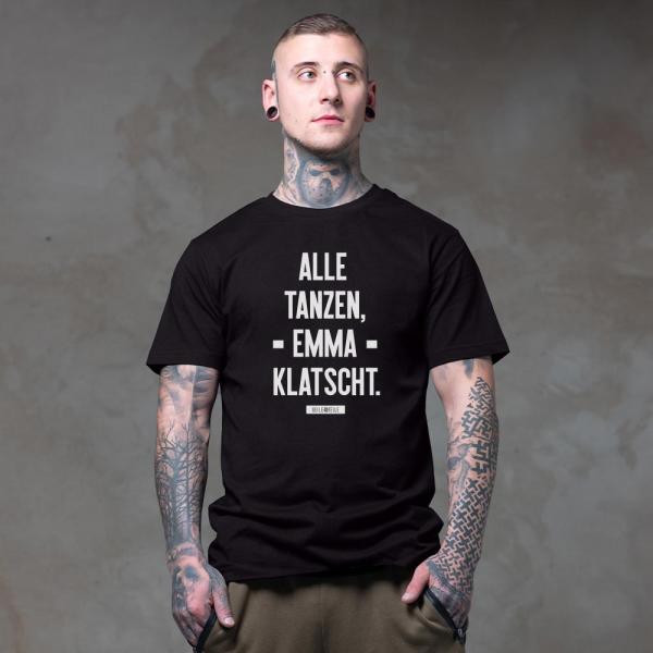 Emma klatscht - Premium Herren T-Shirt aus Bio-Baumwolle