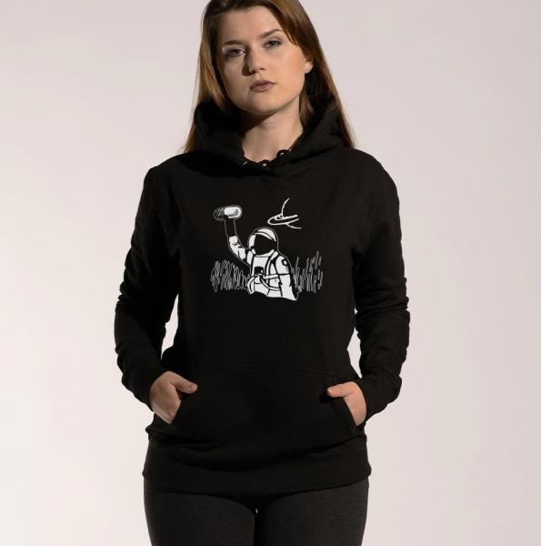 Astronaut - Damen Hoodie mit Kapuze