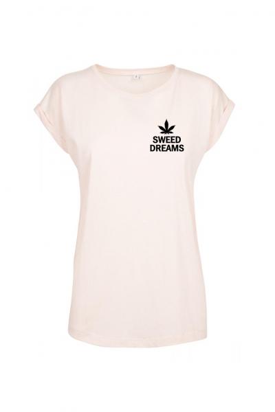 Sweed Dreams – Weites Ladies Shirt, Lang geschnitten, angeschrägte Ärmel