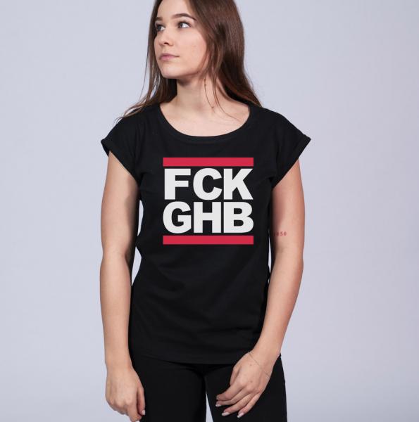 FCK GHB Weites Ladies Shirt, Lang geschnitten, angeschrägte Ärmel - Kite