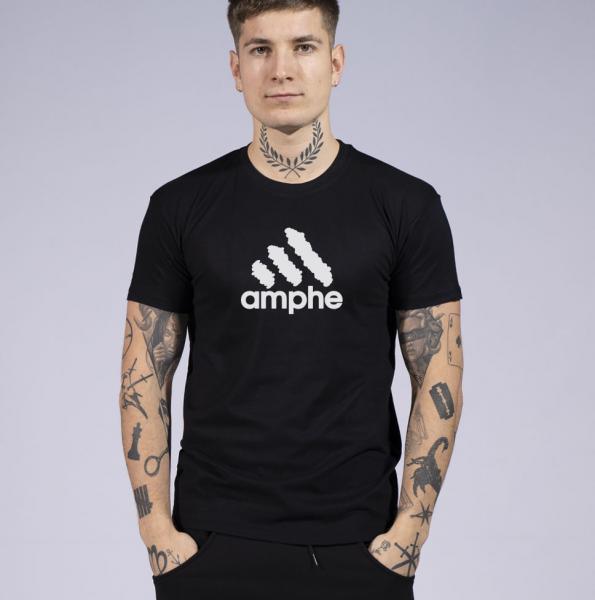 Amphe - Herren T-Shirt mit Rundhalsausschnitt