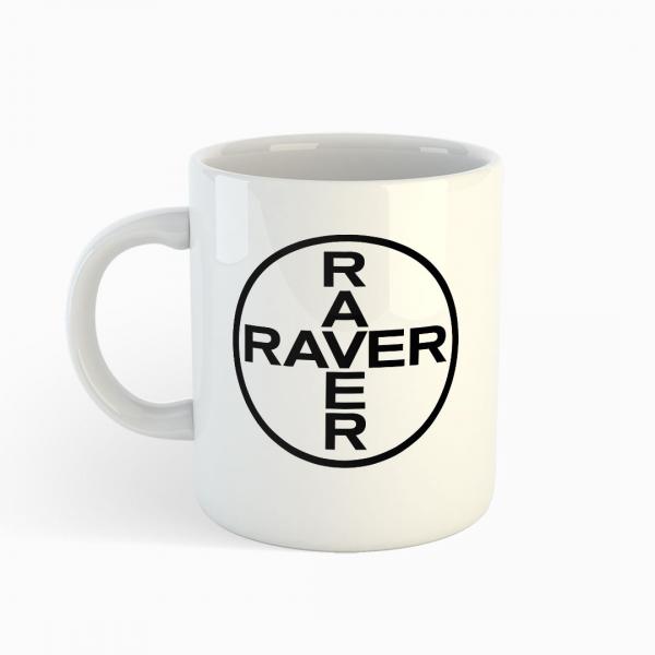 Raver - Weiße Tasse