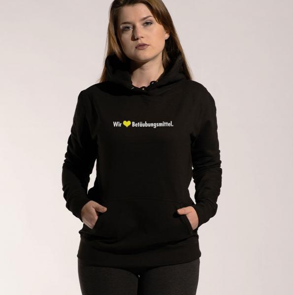 Wir lieben Betäubungsmittel - Damen Hoodie mit Kapuze