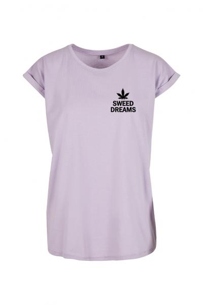 Sweed Dreams - Damen T-Shirt mit überschnittene Schulter