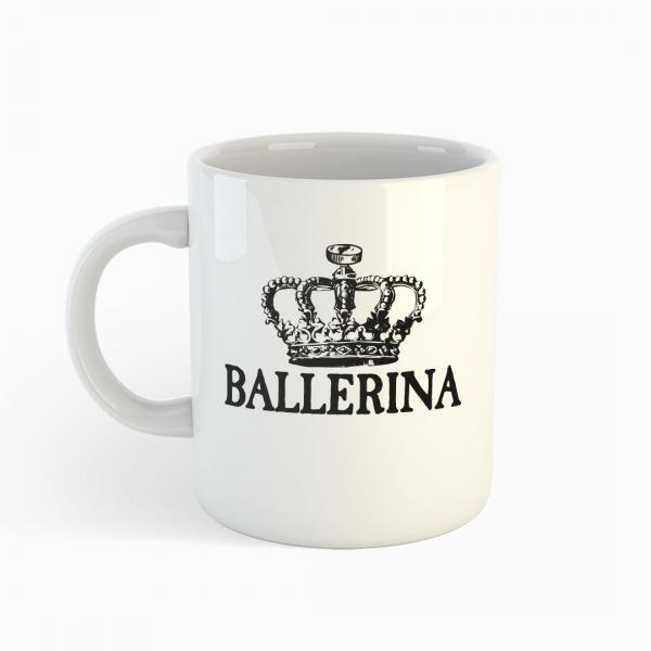 Ballerina - Weiße Tasse