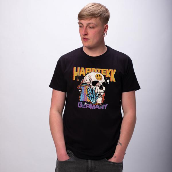 Hardtekk Germany - Herren T-Shirt mit Rundhalsausschnitt